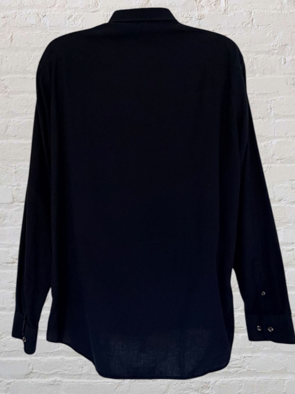 TravisMathew Men’s 2XL Navy Blue Cotton Utility Button Down Shirt - Picture 8 of 9